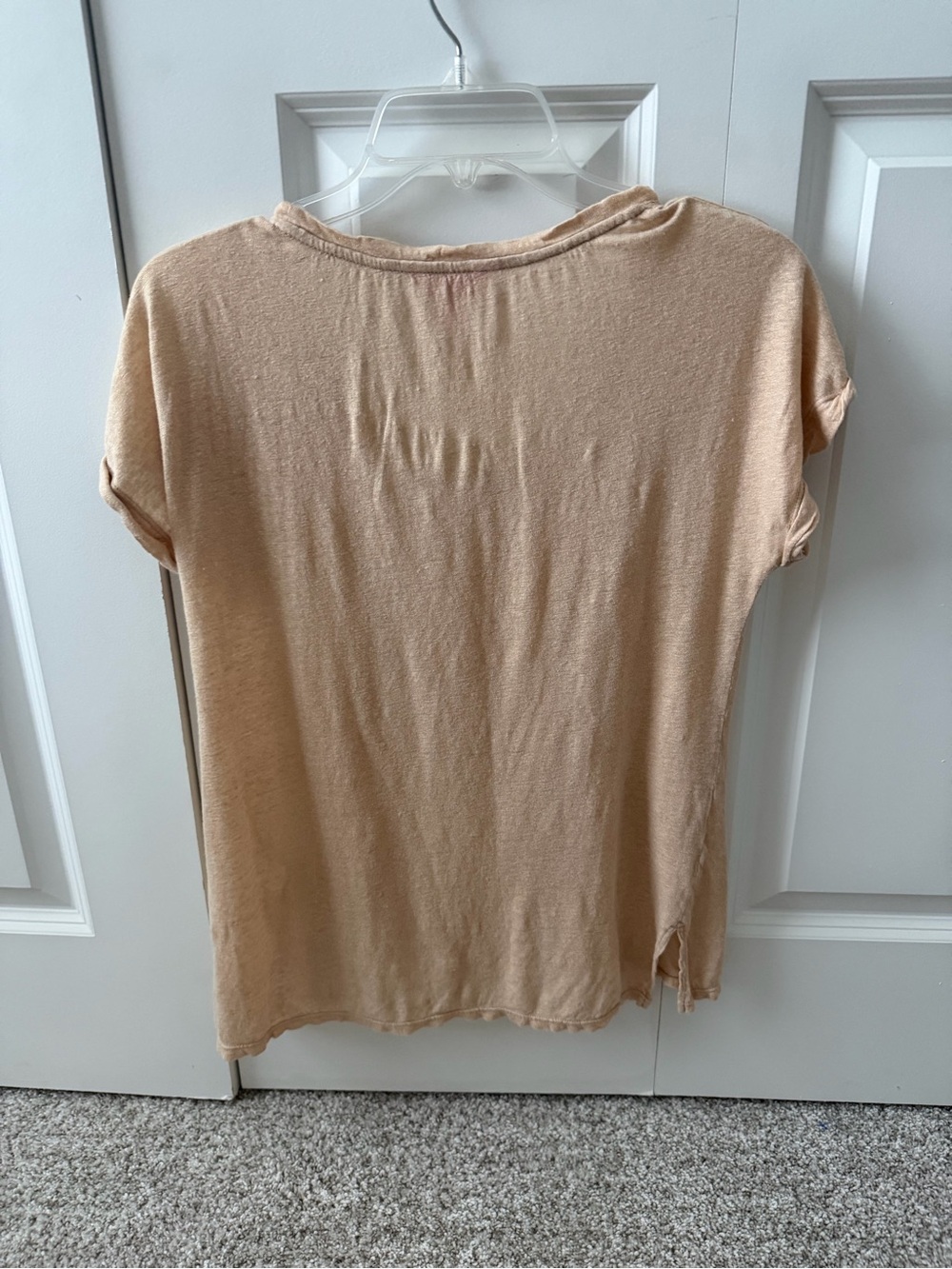 Lilly Pulitzer Inara Sand Dune Linen Metallic Cottagecore Shirt - Picture 7 of 7